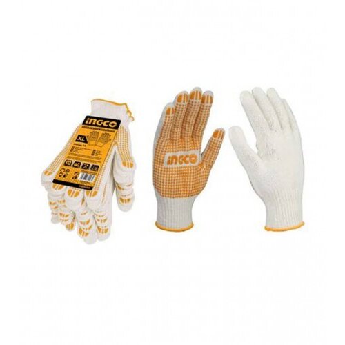 INGCO TOOLS Rukavice radne XL vel.10 PLET+PVC tačke HGVK05 Cijene