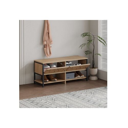 Hanah home Ormarić za cipele bež Slike