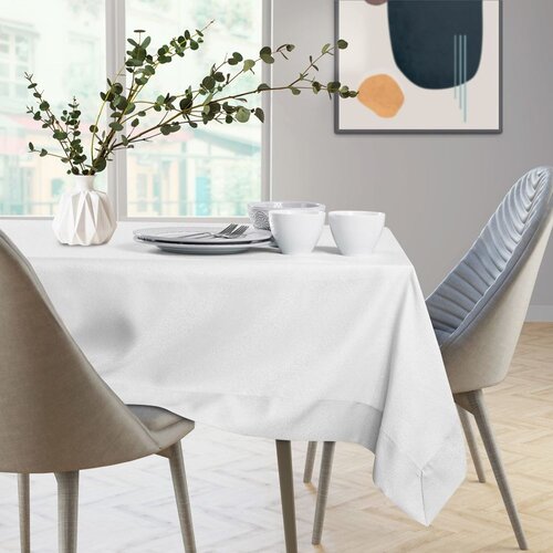 AmeliaHome Stolnjak Empire 110x110 cm, bijela Slike