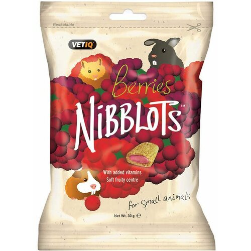 Vetiq mark+chappell nibblots poslastica za male životinje bobice 30 g Cene