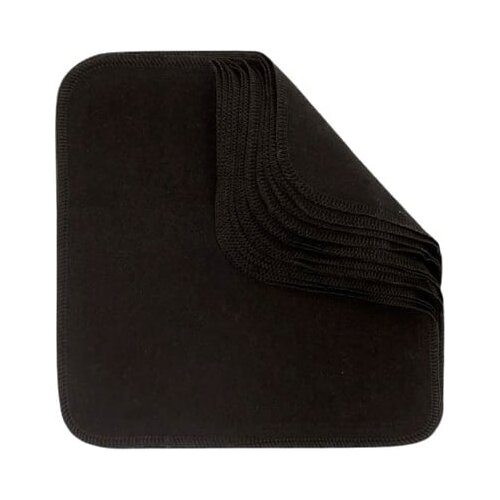 Imse set krpic za večkratno uporabo - black Slike