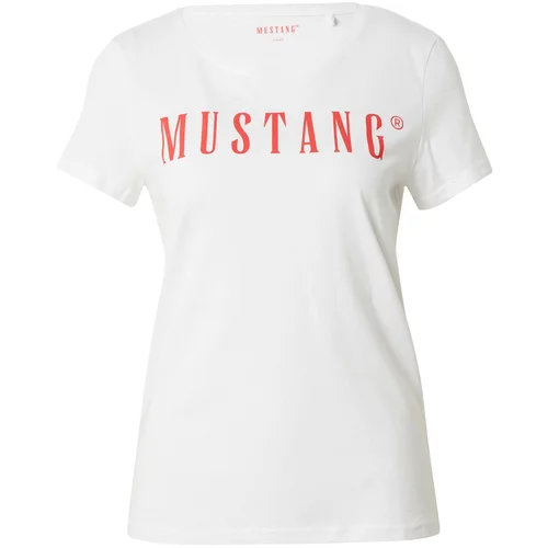 Mustang Majica 'ALMA' krvavo rdeča / bela