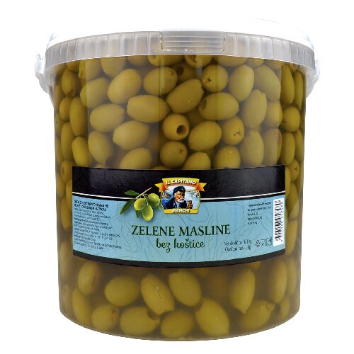 Il Capitano Zelene masline bez koštice, 3kg Slike