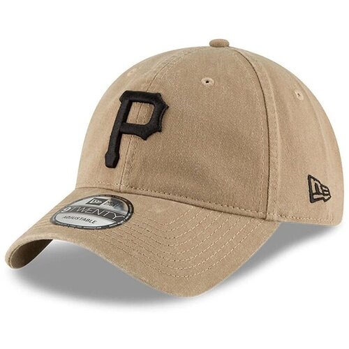 New Era Kape s &amp;scaron;iltom PITTSBURGH PIRATES MLB CORE CLASSIC BEIGE 9TWENTY Kostanjeva Slike