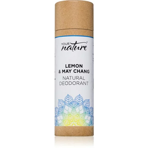 Your Nature Natural Deodorant čvrsti dezodorans Lemon & May Chang 70 g