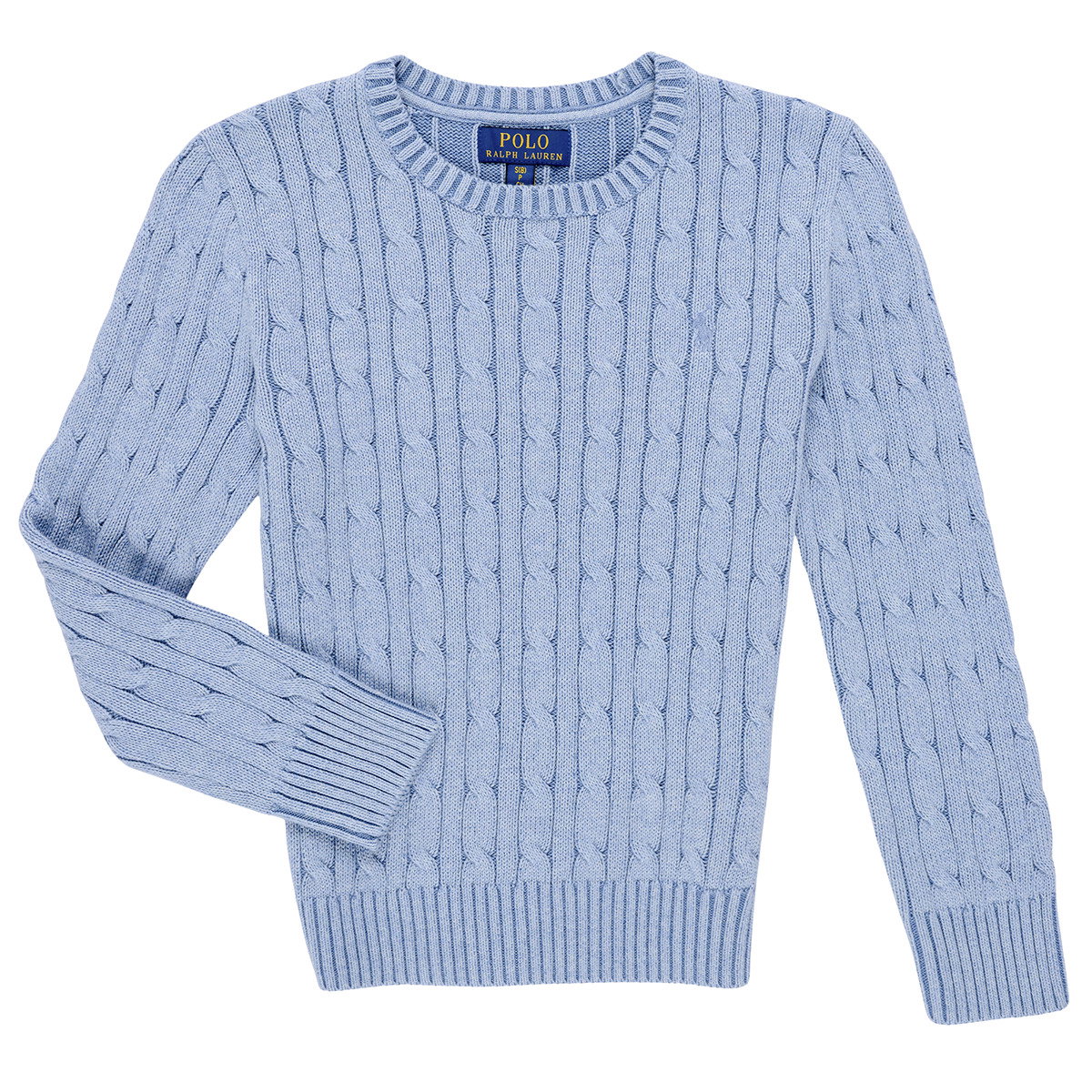 Polo Ralph Lauren Puloverji LS CABLE CN-TOPS-SWEATER Modra Cene