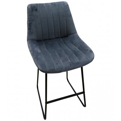 Master Stolica barska fiksna KY-222-1 tamno siva Slike