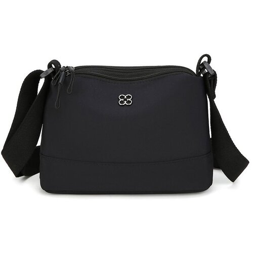 INF Črna torbica za čez ramo iz blaga Oxford za vsakodnevno uporabo Black, (21562406) Cene