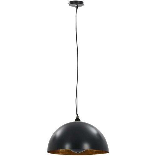  Stropne svjetiljke 2 kom crno-zlatne polukuglaste 40 cm E27 Slike