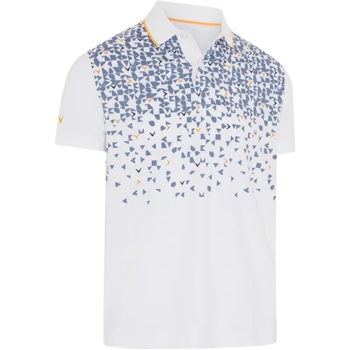 Callaway Abstract Chev Mens Polo Bright White M