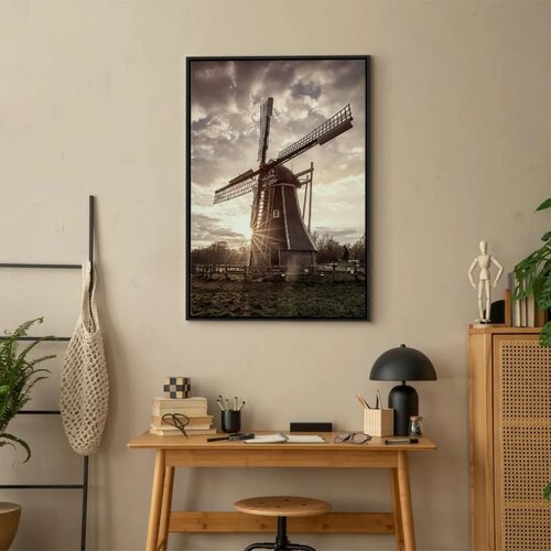  Slika - Wind of Memories (1 Part) Vertical 60x90 U crnom drvenom okviru Slike