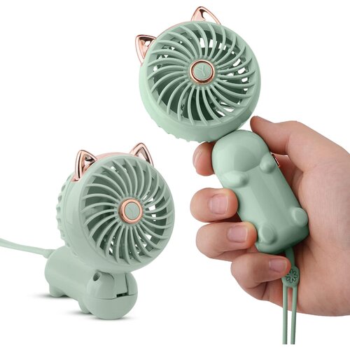 Dardanar prenosni ročni ventilator, mini ročni ventilator z usb baterijo za polnjenje, (21198554) Slike