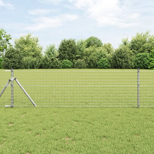  Ograde 12 pcs Srebrno 70 cm Čelik s pra&amp;scaron;kastim premazom Slike