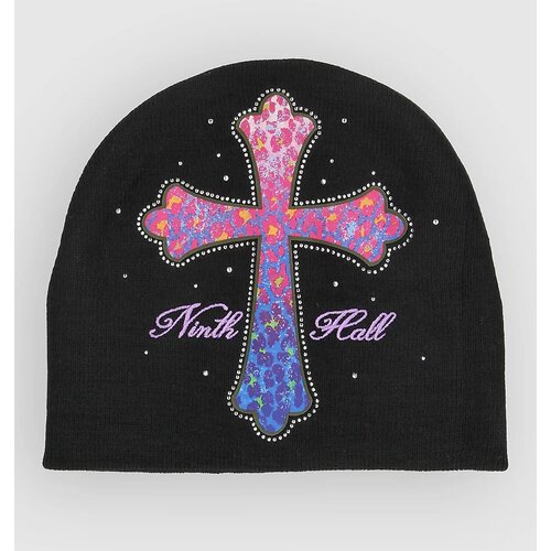 Ninth Hall Leopard Cross Skully Kapa black Cene
