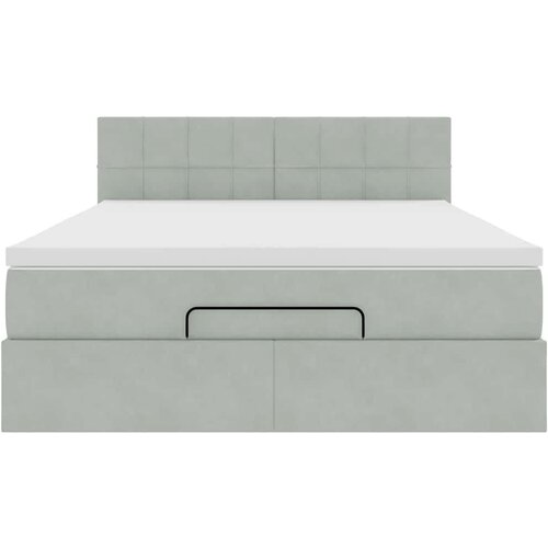  Otomanski krevet s madracem i LED 140x190 cm bar&amp;scaron;unasti Slike