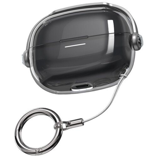 INF Za&scaron;čitno ohi&scaron;je, združljivo z Redmi Buds 6 Pro - PC TPU prozoren dizajn zaklepa Transparent+Black, (5000074746) Cene