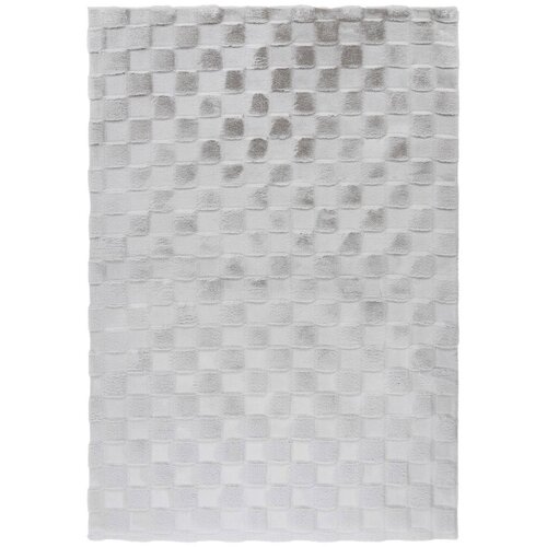 Kayoom RAVNO TKANA PREPROGA 80/150 cm tkano srebrne barve Slike