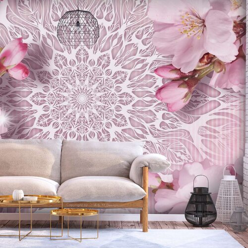  Samoljepljiva foto tapeta - Pastel Mandala 294x210 Slike