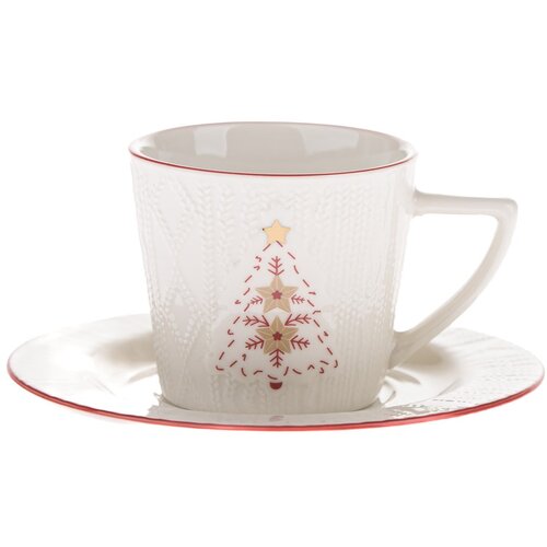 Dakls Bijela porculanska &amp;scaron;alica s božićnim motivom 110 ml &amp;ndash; Slike