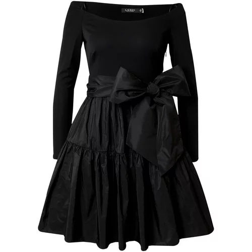 Polo Ralph Lauren Koktejl obleka 'KASBRETTE' črna