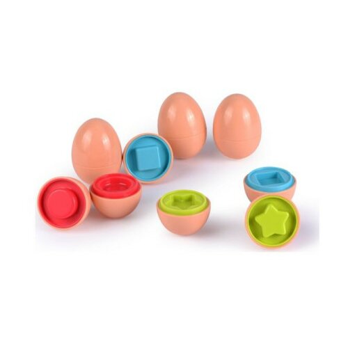 Infunbebe igracka za bebe 6 shape sorter eggs ( PLE12-6 ) Cene