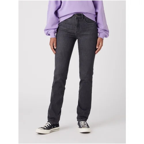 Wrangler Black Women's Straight Fit Jeans - Women