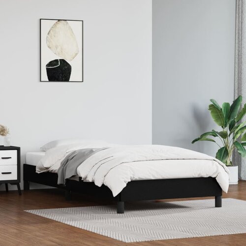  Okvir za krevet crni 80 x 200 cm od umjetne kože Cene