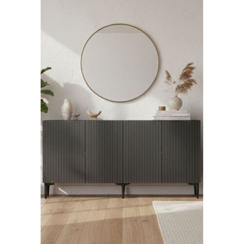 Hanah home komoda Zeynep 180, 180 cm, antracit Cene