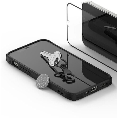 Ringke Invisible Defender ID kaljeno steklo z okvirjem za iPhone 12 / iPhone 12 Pro Slike