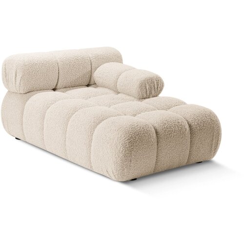Micadoni Bež modul za sedežno garnituro iz tkanine boucl&amp;eacute; (desni kot) Bellis &amp;ndash; Home Slike