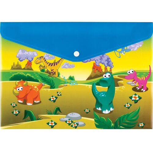 Centrum Mapa A4 z gumbom &amp;amp;quot;Dinosaurs Slike