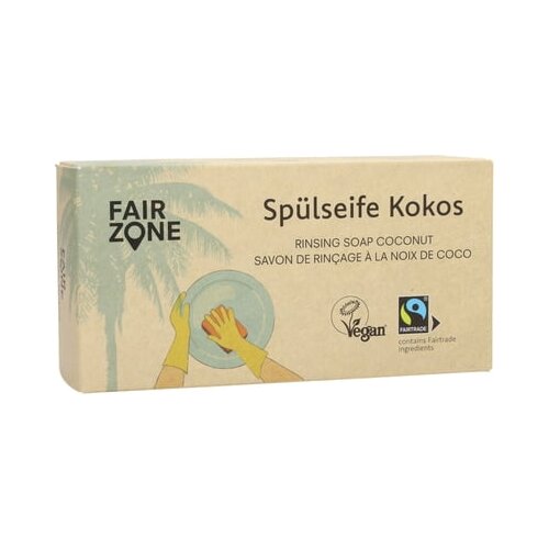 FAIR ZONE sapun za pranje suđa od kokosa - 450 g Slike