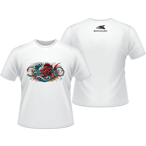 Baracuda PROMO T-SHIRT Bijela 10 Kids CORAL, (08-tshirt-w-10-coral) Slike