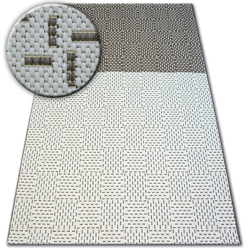 RugsX Preproge Preproga v videzu sisala FLAT 48722/608 Dvobarvni 200x290 cm Bež Cene