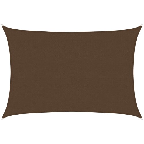  Jedro za za&amp;scaron;titu od sunca 160 g/m&amp;sup2; smeđe 4 x 5 m HDPE Slike