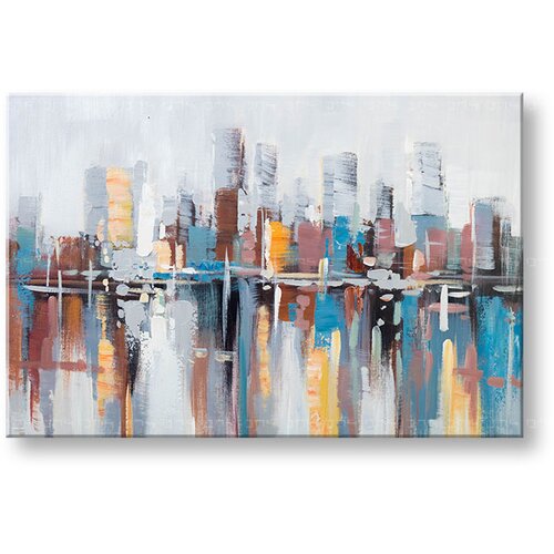  Naslikana slika na platnu mesto 1-delna 90x60 cm CFAZH5135E1 Slike