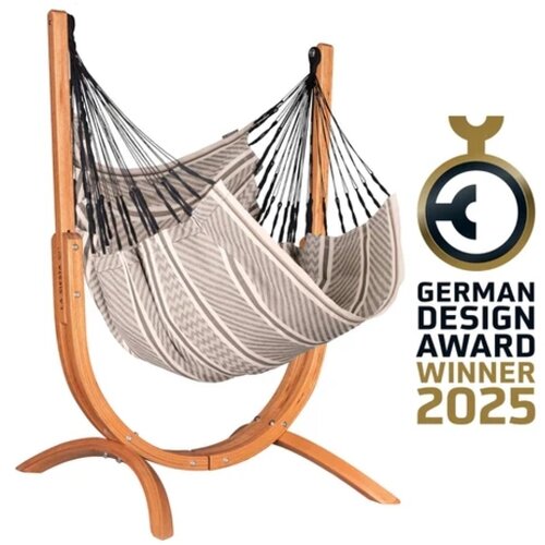 Lasiesta viseči stol s stojalom Udine Organic Zebra Slike