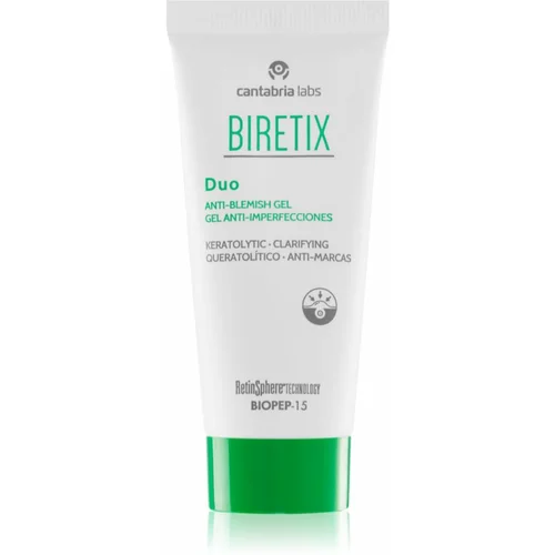Biretix Treat Duo Anti-Blemish Gel korektivna obnavljajuća antirecidivna njega protiv nesavršenosti lica i akni 30 ml