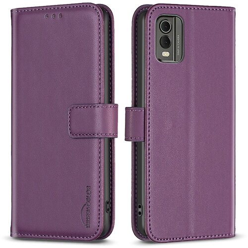 INORCO BINFEN COLOR BF17 za Nokio C32 stojalo za telefon PU usnje + ovitek za telefon denarnica TPU, (22033270) Slike