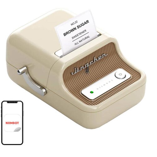 Niimbot B21 prijenosni printer za naljepnice bež Cijene