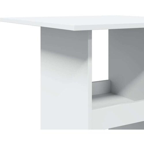 VidaXL Barski stol s prostorom bijeli 60x60x102 cm drveni Slike