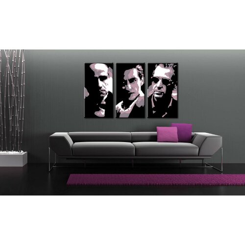  Ročno izdelana slika POP Art GODFATHER 3-delna  (POP ART slike) Cene