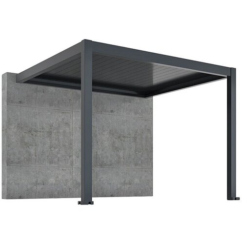 Pergola - stenska Bellano S25 (Barva ogrodja: Antracit, Aluminij, &amp;Scaron; x G x V: 3 x 3 x 2,5 m) Slike