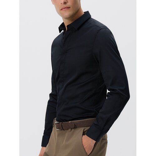 Reserved Super slim fit obična ko&scaron;ulja - crno Cijene