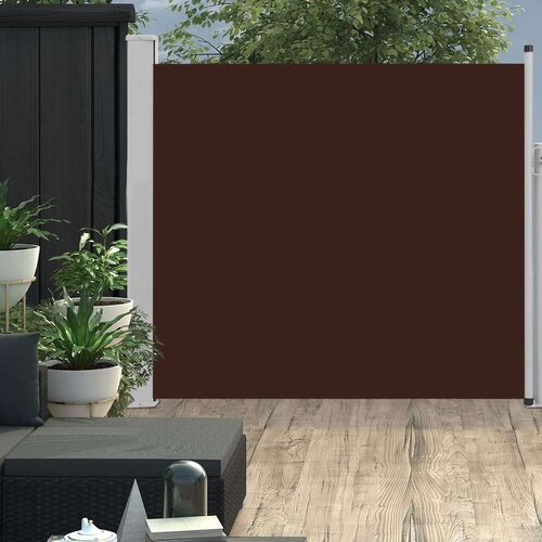  Uvlačiva bočna tenda za terasu 170 x 300 cm smeđa Slike