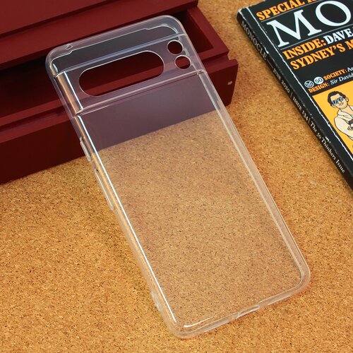  Torbica silikonska ultra thin za google pixel 8 pro transparent Slike