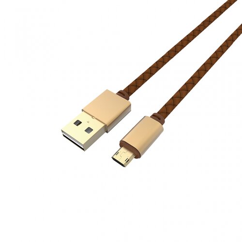 Ldnio data kabl LS25 micro USB 1m zlatni Slike