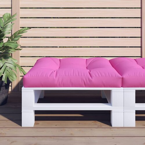 vidaXL Jastuk za palete ružičasti 70 x 70 x 12 cm od tkanine Cijene