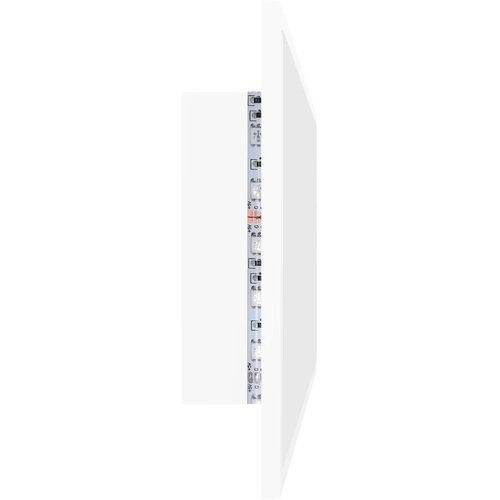  LED kupaonsko ogledalo bijelo 100x8,5x37 cm akrilno Slike