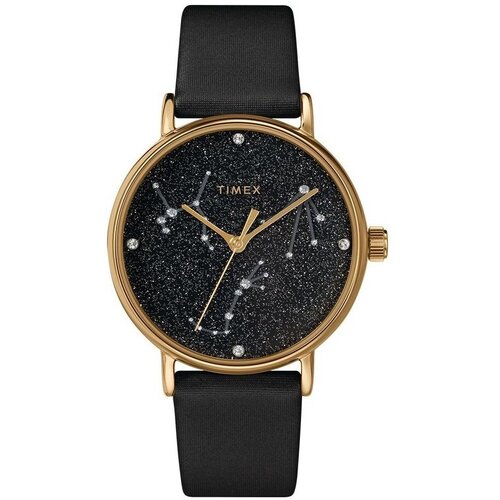 Timex Analogne ure ty577040 Pozlačena Slike